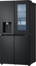 LG Amerikaanse koelkast GMG860EPBE 508L French door - InstaView™ om snel binnen te kijken - DoorCooling+™ voor snellere en gelijkmatige koeling tot aan de deur - Ijs en waterdispenser - Zwart - Afbeelding 5