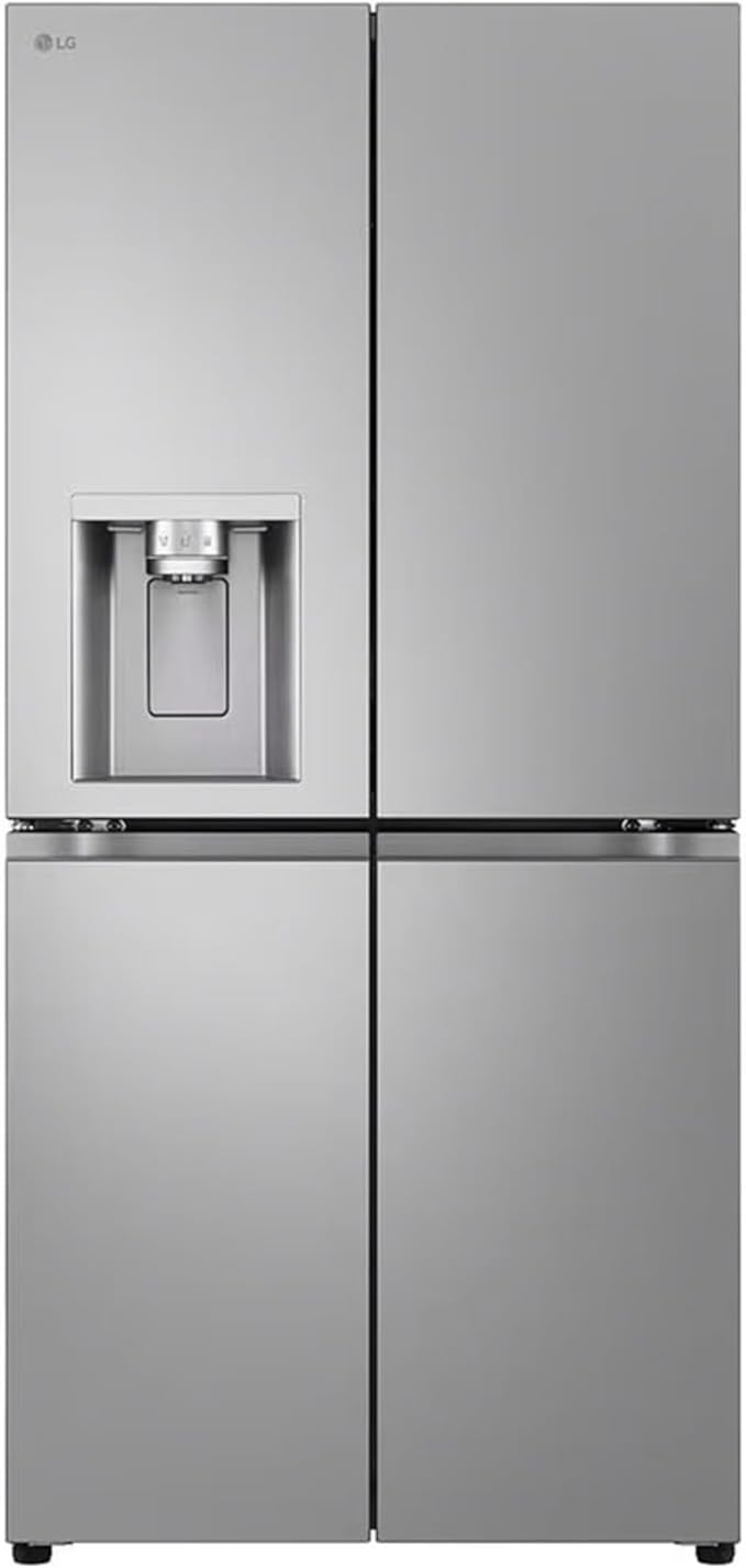 51PMOqYGGOL._AC_SX679_ LG Amerikaanse koelkast GML861PYPE Smart Multi Door Class E 506L Wifi Linear Cooling Technology Refrigerator with UVNano Water Dispenser Without Connection, Total No Frost, Smart Diagnosis, Refrigerator Silver - Afbeelding 1