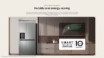 LG GSLC41PYPE Amerikaanse koelkast 641L met water- en ijsdispenser zonder leidingwerk - SpacePlus icemaker - LinearCooling voor stabiele versheid - ruime 641L inhoud voor gezinnen en stille. Energieklasse E - Afbeelding 7