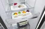 LG GSLE91EVAC Amerikaanse koelkast 628L met water- en ijsdispenser zonder leidingwerk - UVnano (99,99% bacteriën) - DoorCooling+ voor sneller koelen - ThinQ slimme bediening, stille en zuinige Smart Inverter. Energieklasse C - Afbeelding 7