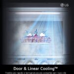 LG Amerikaanse koelkast GMG860EPBE 508L French door - InstaView™ om snel binnen te kijken - DoorCooling+™ voor snellere en gelijkmatige koeling tot aan de deur - Ijs en waterdispenser - Zwart - Afbeelding 9