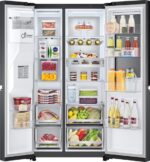 LG Amerikaanse koelkast GSXV91MCAE met InstaView™ Door-in-Door™ - 635L inhoud - DoorCooling+™ - Water- en ijsdispenser met UVnano™ - Total No Frost - Inverter Linear Compressor - Afbeelding 16