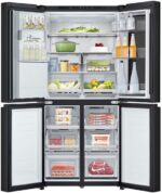 Lg GMG861EPAE - Amerikaanse Koelkast - 179cm hoog - zwart- Instaview glazen deur - 4 deurs - Afbeelding 7