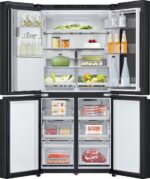 LG Amerikaanse koelkast GMG860EPBE 508L French door - InstaView™ om snel binnen te kijken - DoorCooling+™ voor snellere en gelijkmatige koeling tot aan de deur - Ijs en waterdispenser - Zwart - Afbeelding 11
