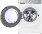 LG Wasmachine 9KG AI DD F4R9009TPWC class A -40%, front loading series R9, washing machine 9 kg, 1400 revolutions, AI Wash, TurboWash 360, steam wash with anti-wrinkle, wifi, freestanding, white - Afbeelding 4