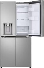 LG Amerikaanse koelkast GML861PYPE Smart Multi Door Class E 506L Wifi Linear Cooling Technology Refrigerator with UVNano Water Dispenser Without Connection, Total No Frost, Smart Diagnosis, Refrigerator Silver - Afbeelding 5
