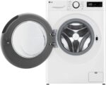 LG Wasmachine 9KG AI DD F2R3S09NSWB, Smart, Front Loader, Class A -10%, 1200 Rotations, Steam Wash, AI Wash, Inverter Direct Drive, Smart Diagnosis, Free Installation, White [Energy Class A] - Afbeelding 2