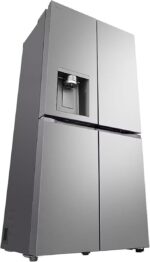 LG Amerikaanse koelkast GML861PYPE Smart Multi Door Class E 506L Wifi Linear Cooling Technology Refrigerator with UVNano Water Dispenser Without Connection, Total No Frost, Smart Diagnosis, Refrigerator Silver - Afbeelding 7