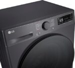 LG Was-droogercombinatie V5WD95SLIMB, SLIM  9-5 kg, Class A and E, 60 x 53.5 x 85 cm, Wi-Fi, AI Direct Drive, Deep Cleaning with Steam, TurboWash 360, Allergy Care, Tempered Glass Exterior Door, Dark Stone - Afbeelding 6