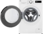 LG AI DD F4R3013NSWB washing machine class A -10%, front loading series R3, washing machine 13 kg, 1400 revolutions, AIWash, steam cleaning, direct drive motor, smart diagnosis, freestanding, white - Afbeelding 2