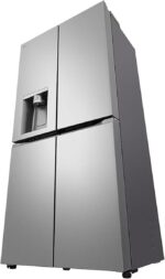 LG Amerikaanse koelkast GML861PYPE Smart Multi Door Class E 506L Wifi Linear Cooling Technology Refrigerator with UVNano Water Dispenser Without Connection, Total No Frost, Smart Diagnosis, Refrigerator Silver - Afbeelding 8