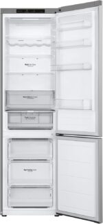 LG GBV3200DPY Combination Fridge Total No Frost, Class D, 387L, Flat Doors, Door & Linear Cooling, Fresh Converter, Smart Inverter, Smart Diagnosis, Wine Rack, Prime Silver - Afbeelding 4