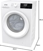 Gorenje W3D2A854ADPS / THE Tumble Dryer 8kg Washing / 5kg Drying AquaStop 15 Programs LED Display Overflow Protection Wash Function - Afbeelding 8