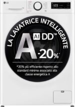 LG AI DD F4R3013NSWB washing machine class A -10%, front loading series R3, washing machine 13 kg, 1400 revolutions, AIWash, steam cleaning, direct drive motor, smart diagnosis, freestanding, white - Afbeelding 5