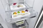LG Amerikaanse koelkast Electronics GSLV90PZAD Side-by-Side Refrigerator, Ice Crushed Ice and Water Dispenser, Capacity 635 Litres, Platinum Silver, Silver - Afbeelding 5