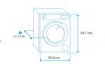 AEG Wasmachine 8KG LF62CW84 ProSense - Afbeelding 2
