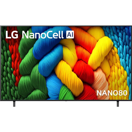 Lg 75NANO80A6B 4k Smart Tv - Gaming Functies - Ai Acoustic Tuning - 75 Inch