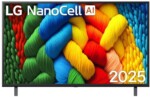## LG NANO81A6A – 4K NanoCell Smart TV De LG NANO81A6A is een 4K NanoCell Smart TV die uitblinkt in levendige kleuren, scherpe details en slimme functies. Of je nu geniet van films, sport of games, deze televisie levert indrukwekkende beeld- en geluidskwaliteit voor een meeslepende entertainmentervaring. ### Belangrijkste kenmerken * **NanoCell-technologie:** Zorgt voor pure, nauwkeurige kleuren en een breed kleurenspectrum. * **α8 AI Processor 4K:** Optimaliseert beeld en geluid automatisch voor de beste prestaties. * **HDR10 & FILMMAKER MODE™:** Bekijk films met realistische kleuren en contrast, zoals de makers ze bedoeld hebben. * **AI Sound Pro:** Virtueel 9.1.2 surroundgeluid voor een rijkere en ruimtelijkere luisterervaring. * **Game Optimizer, VRR & ALLM:** Vloeiende en responsieve gameplay met minimale vertraging. ### Levendige kleuren met NanoCell Dankzij NanoCell-technologie worden ongewenste lichtgolven gefilterd, waardoor kleuren helderder, zuiverder en natuurgetrouwer worden weergegeven. Dit resulteert in een indrukwekkende kijkervaring bij zowel films als sport en televisie. ### Intelligente AI-prestaties De krachtige **α8 AI Processor 4K** analyseert de content die je bekijkt en past beeld- en geluidsinstellingen automatisch aan. Zo profiteer je altijd van optimale scherpte, contrast en audiokwaliteit. ### Een echte bioscoopervaring Met ondersteuning voor **HDR10** en **FILMMAKER MODE™** worden films weergegeven met authentieke kleuren en natuurlijke contrasten, precies zoals de regisseur het bedoeld heeft. ### Krachtig en meeslepend geluid **AI Sound Pro** herkent verschillende soorten audio en optimaliseert het geluid automatisch. Hierdoor blijven dialogen helder en klinken actiescènes rijk en ruimtelijk. ### Klaar voor gaming Voor gamers biedt de LG NANO81A6A ondersteuning voor **Variable Refresh Rate (VRR)**, **Auto Low Latency Mode (ALLM)** en **Game Optimizer**, zodat je geniet van vloeiende beelden en snelle respons tijdens het gamen. ### Slim en eenvoudig in gebruik Met **webOS 24** heb je snel toegang tot populaire streamingdiensten en apps. De **Magic Remote** en ondersteuning voor **Amazon Alexa** en **Google Assistant** maken het bedienen van de tv eenvoudig en intuïtief.